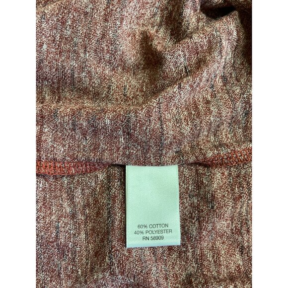 ROWM Mens Henley T-Shirt Medium Red Heathered Buttons Pocket Gorpcore - Picture 5 of 7